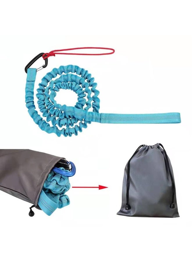 Daytoyz Bicycle Tow Rope Belt Strap,Bike Tow Rope Bungee Mountain Bike Parent-Child Pull Reflective Traction Portable Outdoor Bicycle Towing Strap with Frame Bag(Up to 500 lbs/225 kg) - Image 3